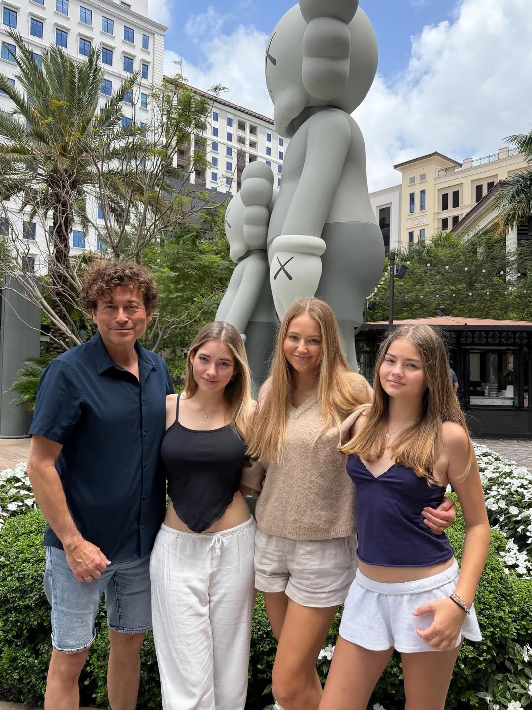 Agata Rubik z rodzinką