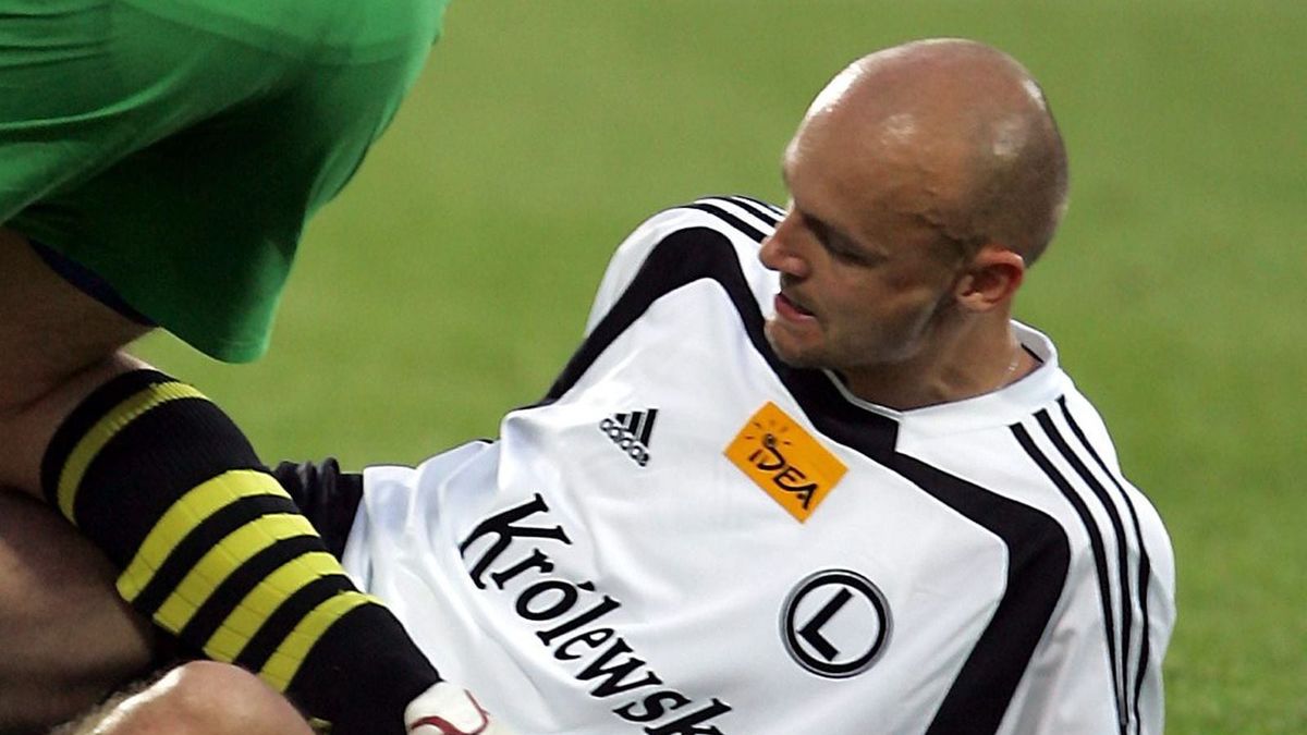 Paweł Kaczorowski w barwach Legii Warszawa