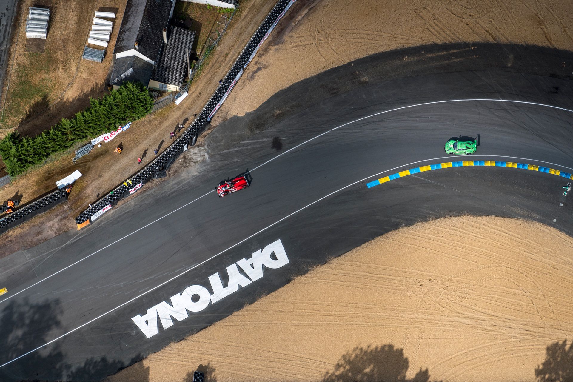 24h Le Mans 2023 widziane ze sterowca Goodyear Blimp