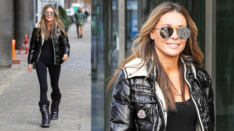 Małgorzata Rozenek przed studiem "Dzień dobry TVN"