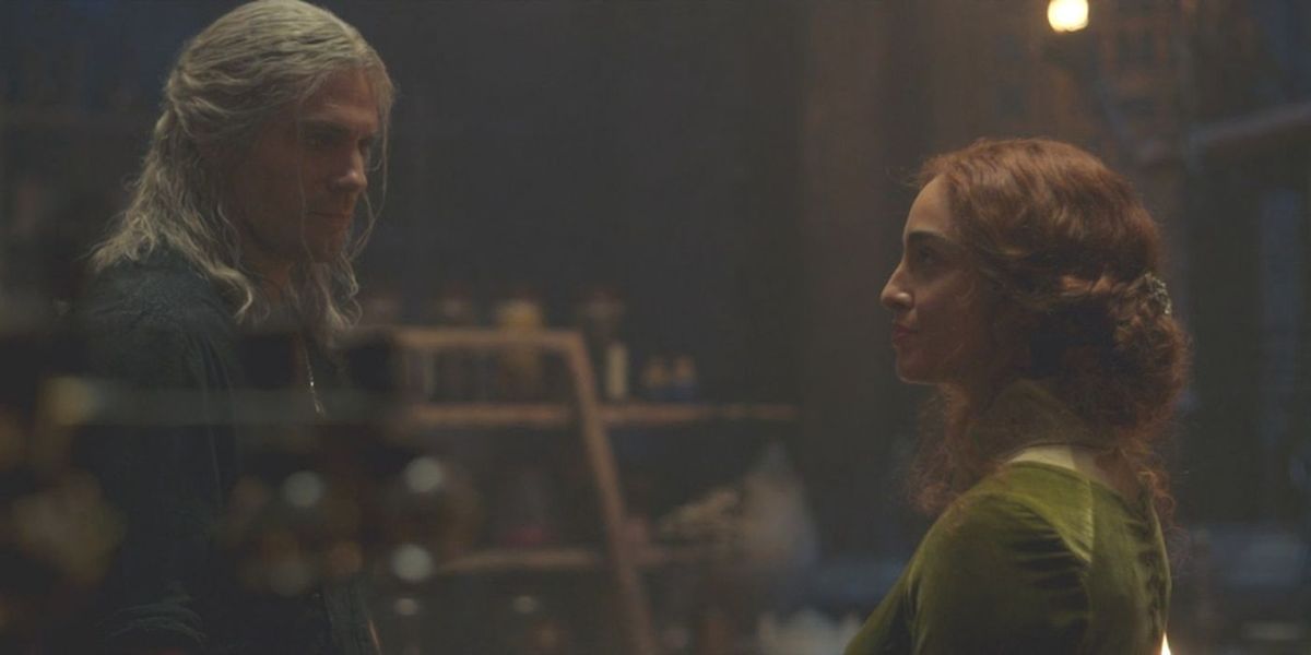 Geralt i Triss w "Wiedźminie" Netfliksa 