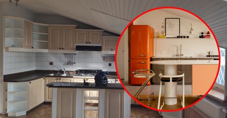 Boazeria na ścianie i kraty w oknach zniknęły. Zachwycająca metamorfoza mieszkania na poddaszu