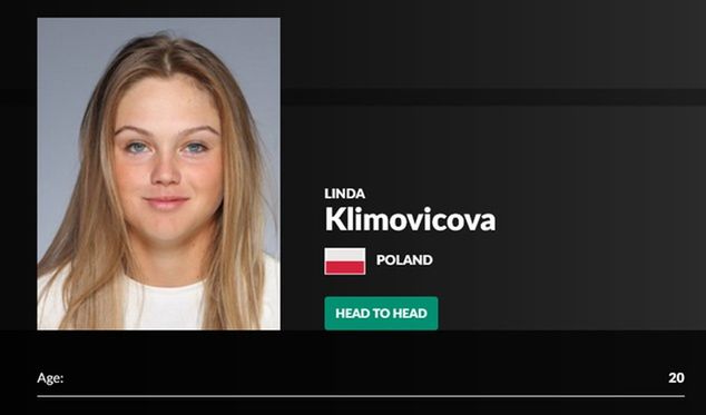 profil Lindy Klimovicovej na stronie ITF