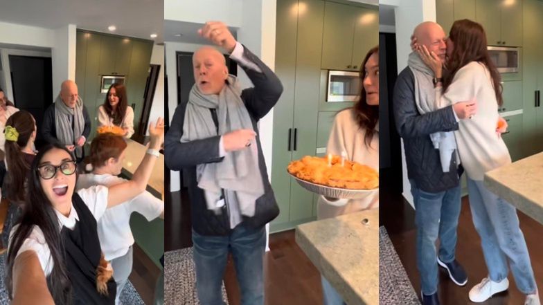 Bruce Willis świętował 68. urodziny! Demi Moore udokumentowała, jak spędzał wyjątkowy dzień z rodziną (FOTO)