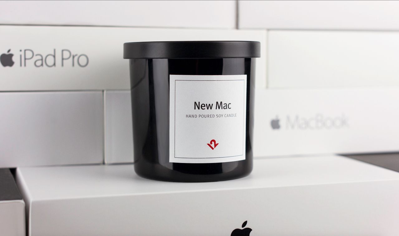 New Mac Candle – zapach nowego Maka, gdy nie ma nowego Maka