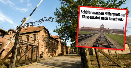 Młodzi Niemcy pojechali do Auschwitz. "Szokujący skandal"