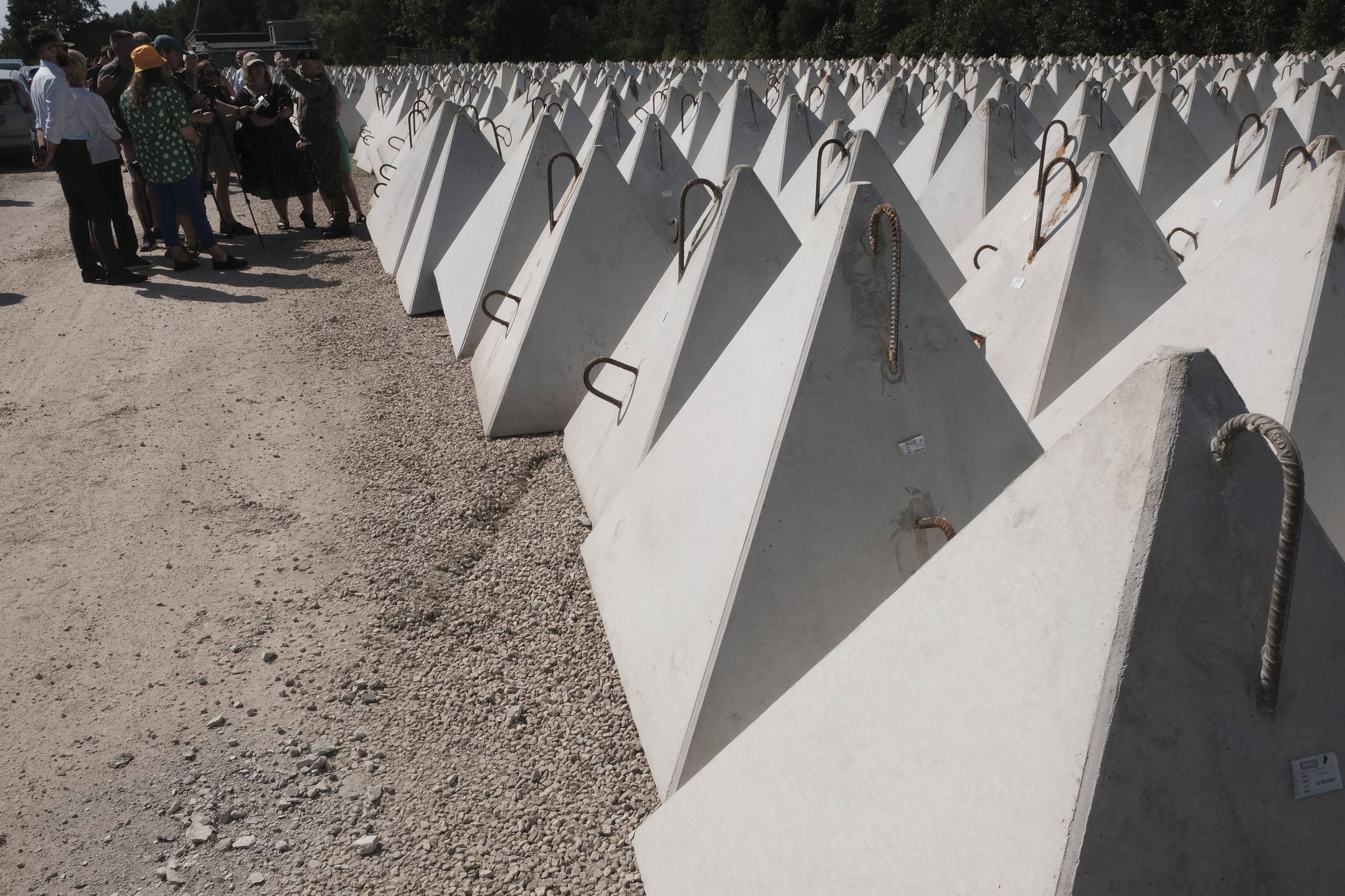 "Zęby smoka" w mieście Kārsava na Łotwie.