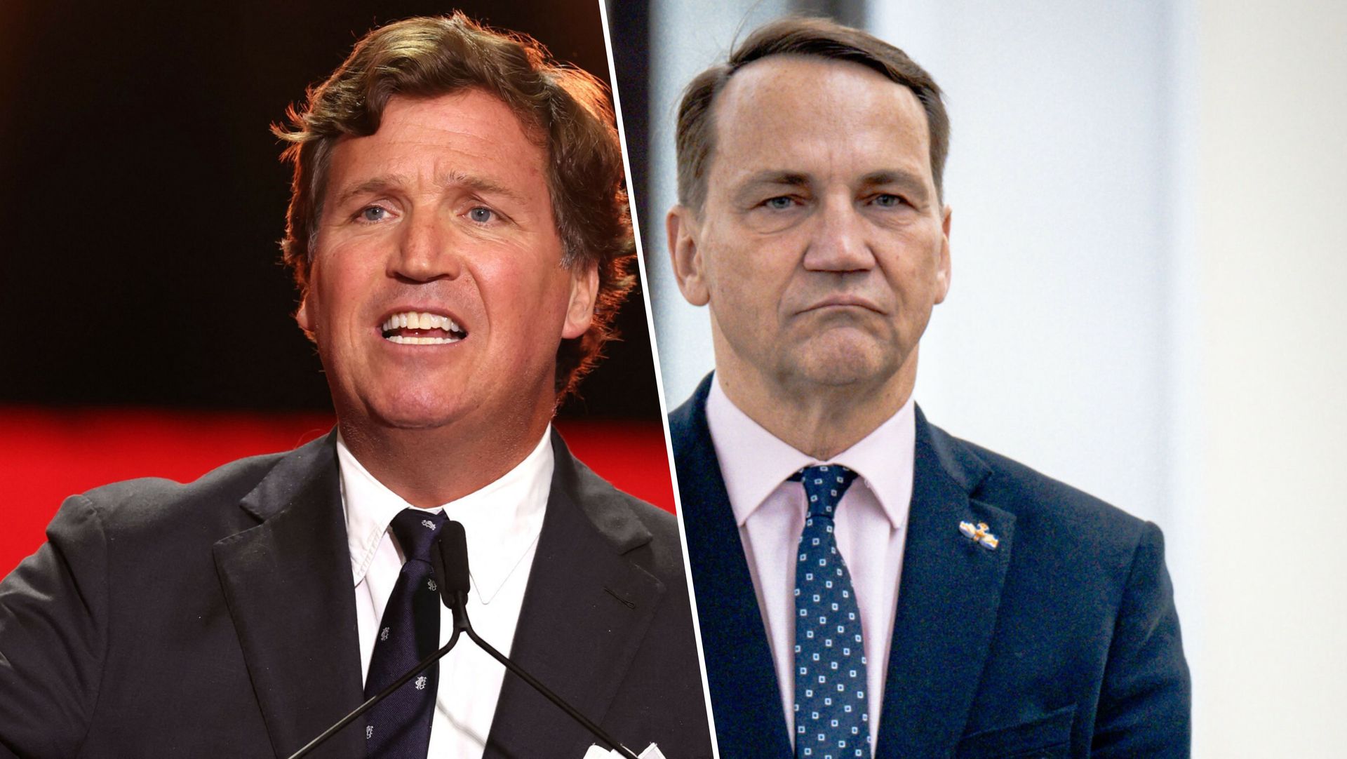 wiadomości,aktualności,WP Wiadomości Jest reakcja Sikorskiego na szokujące słowa Carlsona o Polsce