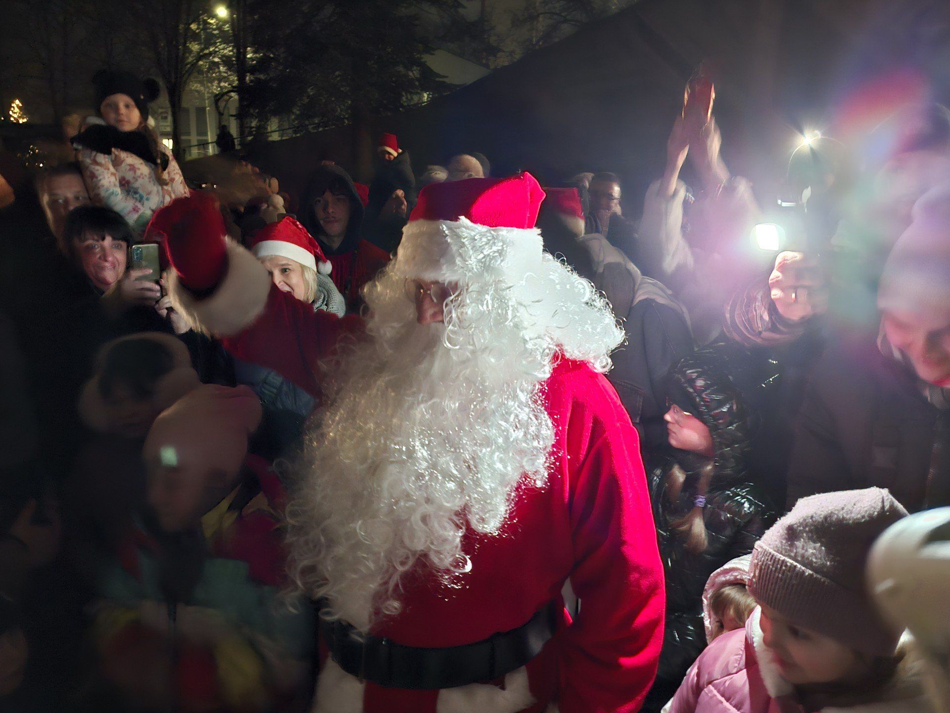 Radość na widok Mikołaja była ogromna.