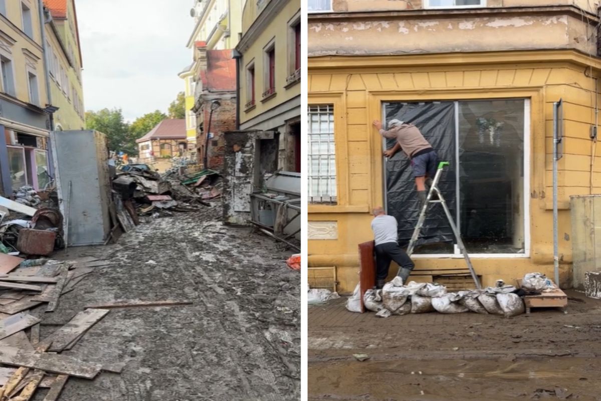 Tak wygląda Kłodzko po powodzi. Krajobraz jak po wojnie