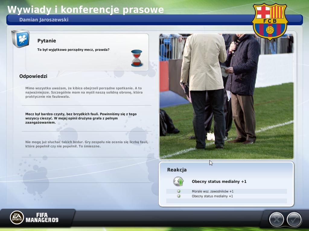 GRRRecenzja: Fifa Manager 09 9