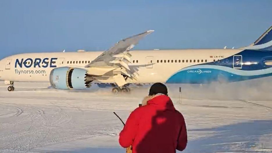 Dreamliner wylądował na Antarktydzie
