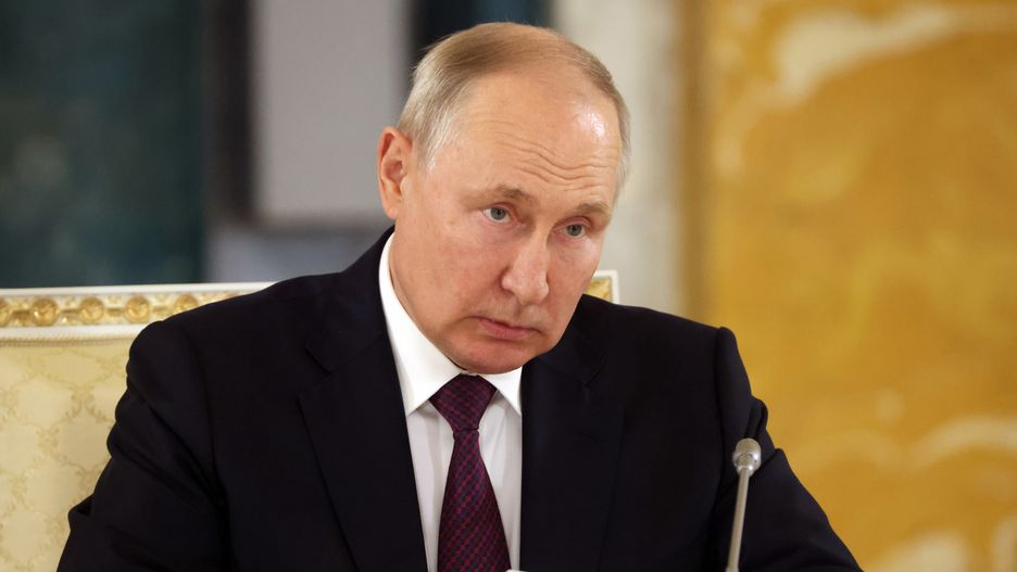 SAINT PETERSBURG, RUSSIA - SEPTEMBER 20 (RUSSIA OUT): Russian President Vladimir Putin attends a meeting of the Board of Trustees for the Mariinsky Theatre on September 20, 2023, in Saint Petersburg, Russia. President Putin is on a one-day trip to Saint Petersburg. (Photo by Contributor/Getty Images)