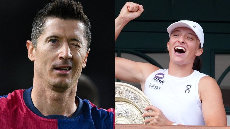 Tak Robert Lewandowski zareagował na zwycięstwo Igi Świątek