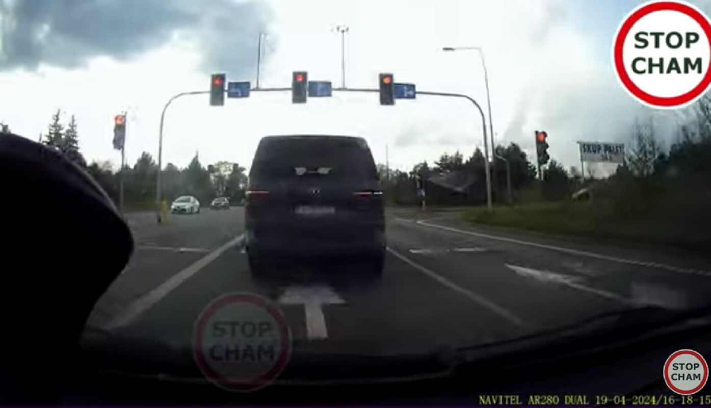 Ostatnie chwile przed stłuczką