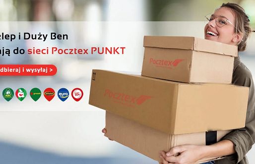 Paczki z Poczty Polskiej w sklepach Duży Ben i Euro Sklep