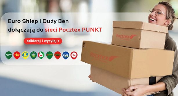 Paczki z Poczty Polskiej w sklepach Duży Ben i Euro Sklep