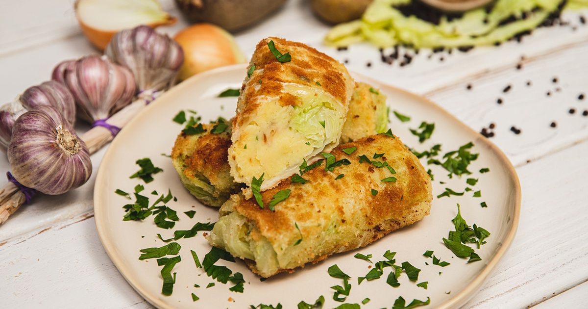 Zamiast gołąbków i krokietów, robię szybkie koperty z patelni. Cała rodzina się nimi zajada