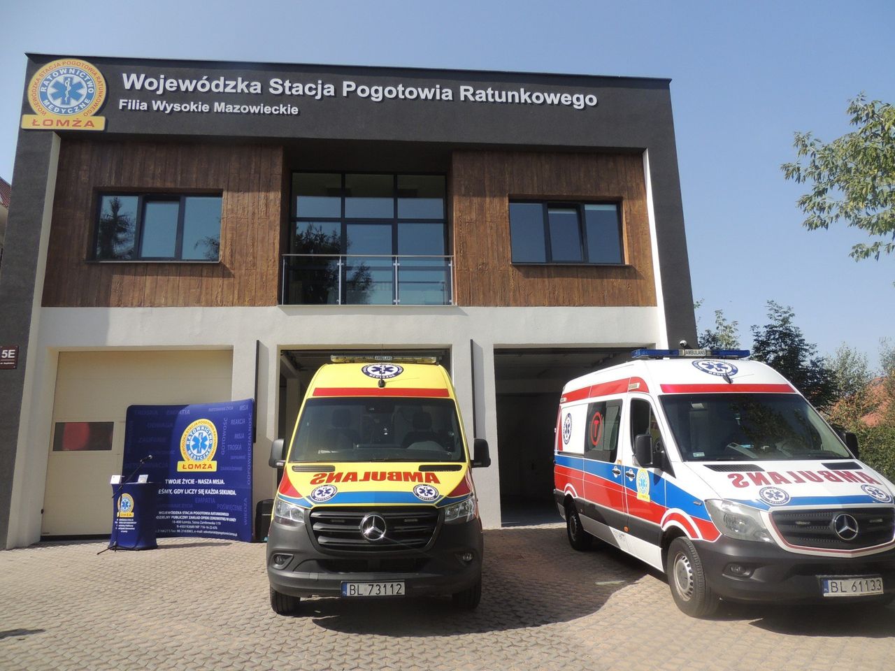 Wysokie Mazowieckie: Nowoczesna baza ratowników medycznych otwarta
