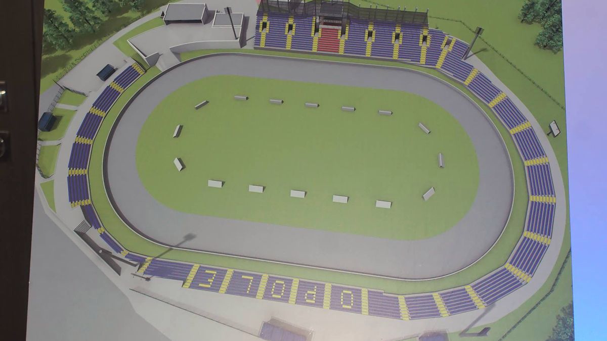 Zdjęcie okładkowe artykułu: Facebook / kolejarzopole / Na zdjęciu: wizualizacja odnowionego stadionu w Opolu