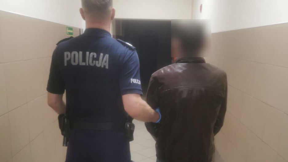 Mężczyzna został zatrzymany 