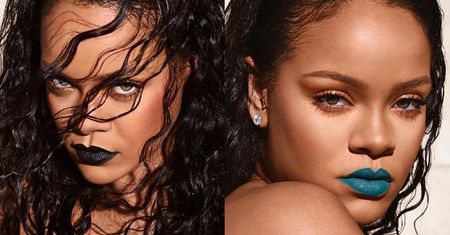 Zmysłowa Rihanna inspiruje fanki kolorowymi ustami