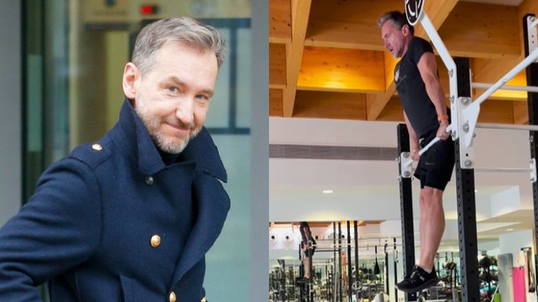 Piotr Kraśko wywija na drążku. Wrzucił filmik z siłowni
