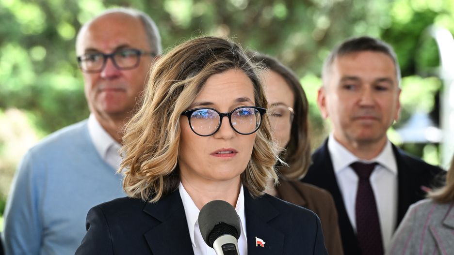 Magdalena Biejat
Radek Pietruszka
polityk polityka, Polityka, Sejm, spotkanie, wybory prezydenckie