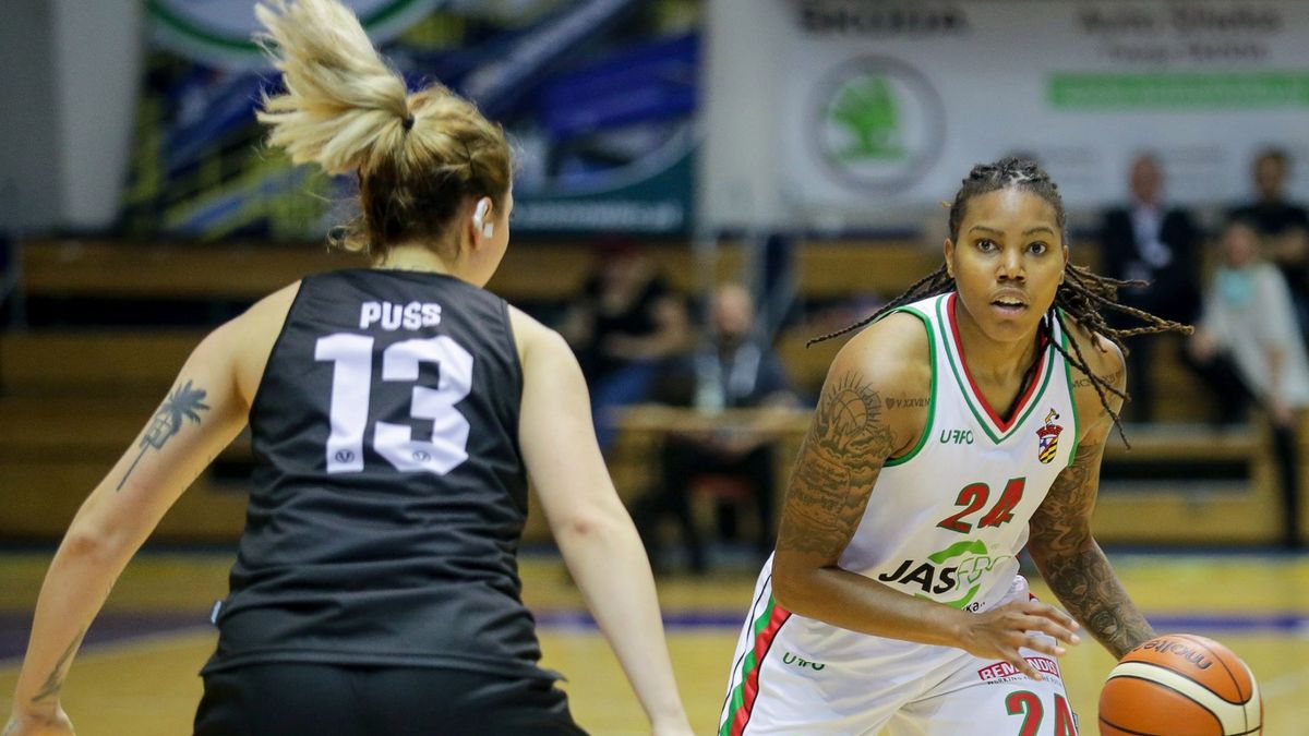 Materiały prasowe / Dominik Gajda (JAS-FBG Zagłębie) / Na zdjęciu: Robyn Parks, liderka Zagłębia Sosnowiec