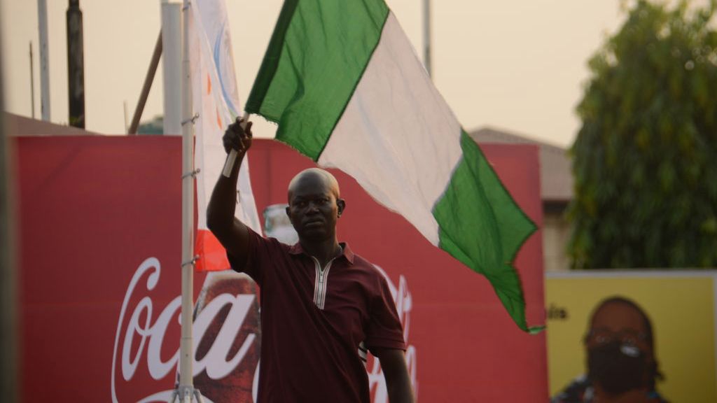Zdjęcie okładkowe artykułu: Getty Images / Olukayode Jaiyeola/NurPhoto / Na zdjęciu: kibic Nigerii
