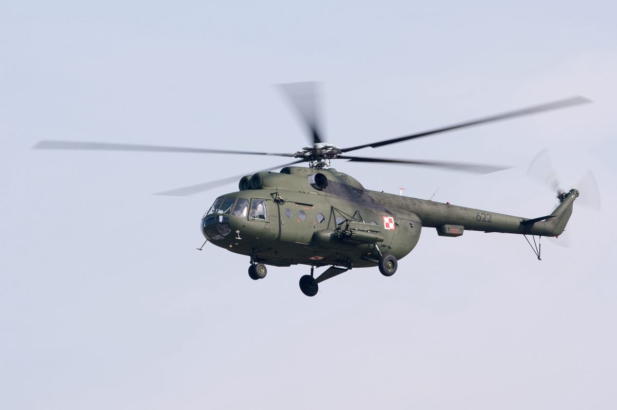 W poszukiwania zaangażowano śmigłowiec Mi-8