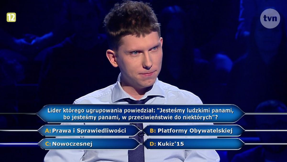 "Milionerzy": internauci oburzeni pytaniem o Kaczyńskiego. "Wsadźcie sobie te zmanipulowane, polityczne pytania"