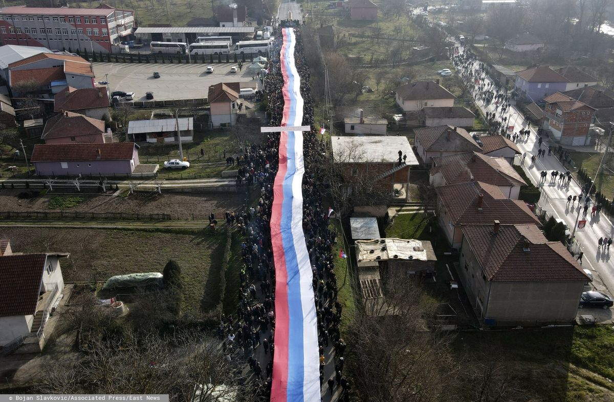 Przed świętami kosowscy Serbowie protestowali na ulicach