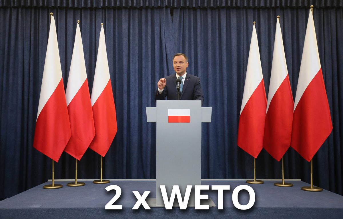 Weto do ustaw o SN i KRS. Jak prezydent Andrzej Duda uzasadnił swoje decyzje?