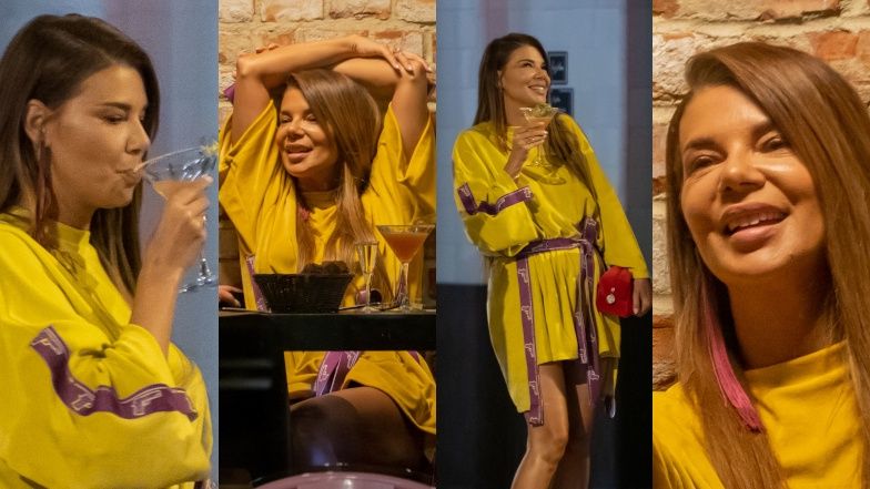 Edyta Górniak na imprezie ze znajomymi