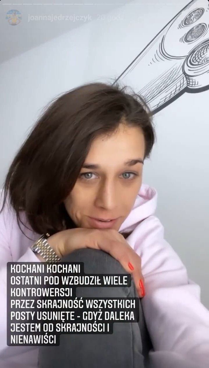 Joanna Jędrzejczyk tłumaczy się z usunięcia postów o jurorowaniu w TVP