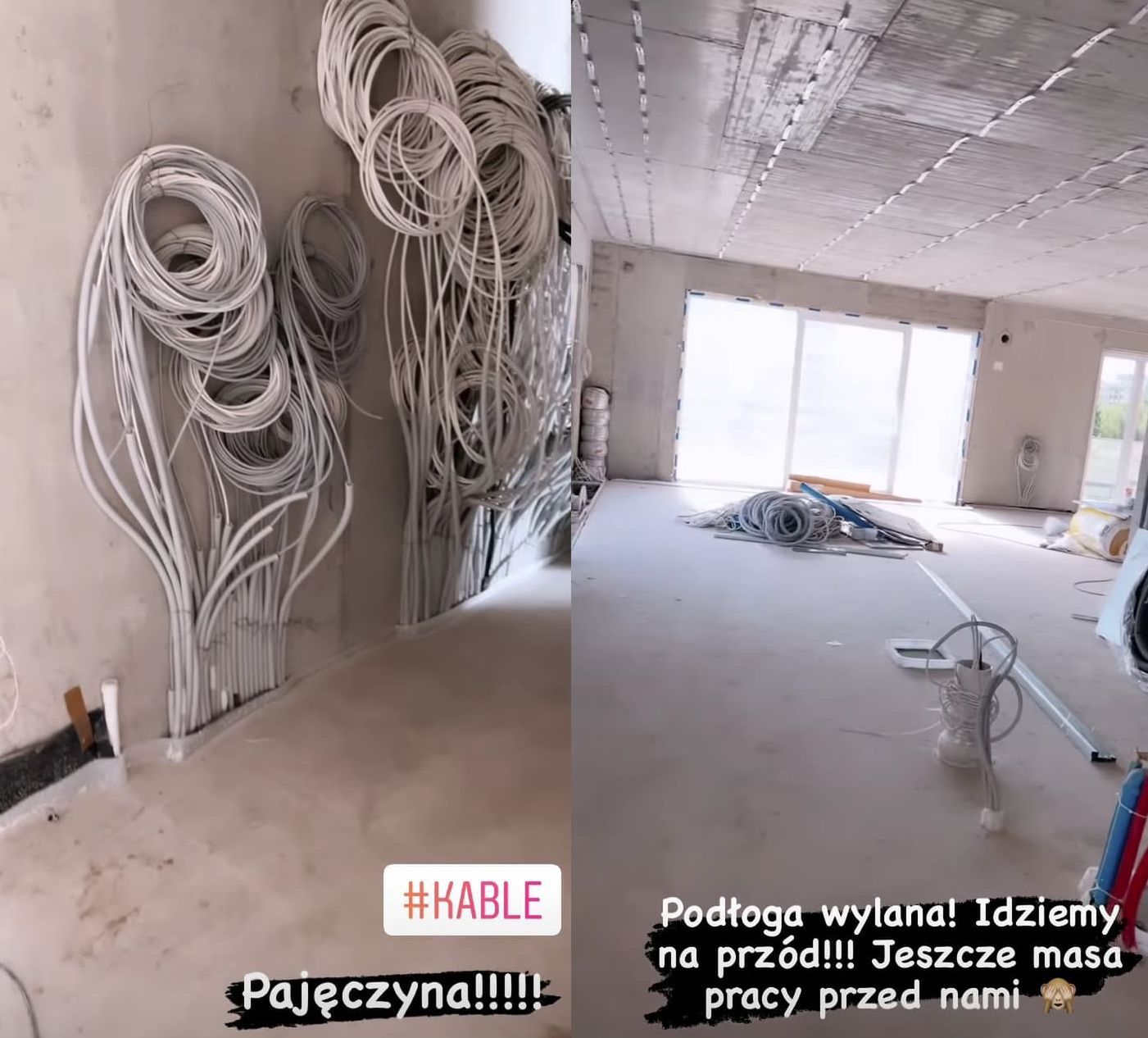 Izabela Janachowska pokazała budowę nowego apartamentu