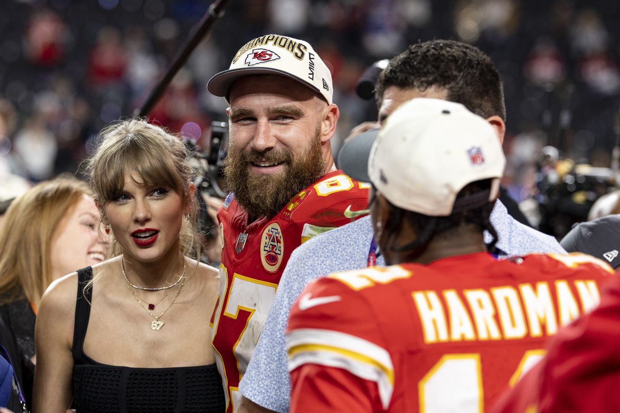 Taylor Swift and Travis Kelce