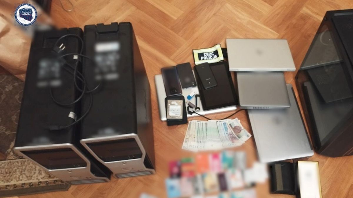 Podczas zatrzymania zabezpieczono mienie warte ponad 1 mln zł