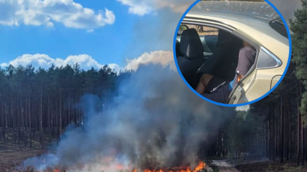 Lubuska policja zatrzymała podpalacza. Wpadł na gorącym uczynku.