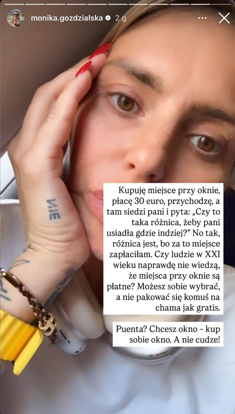 Monika Goździalska i jej drama samolotowa