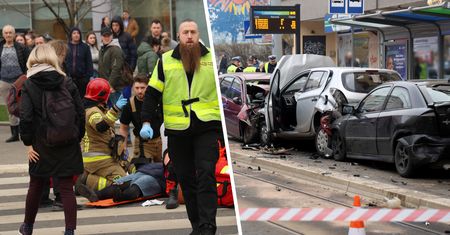 Wypadek w Szczecinie. Dramatyczna relacja świadka. "Ludzie wylatywali w powietrze"