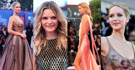 Jennifer Lawrence bez stanika, Michelle Pfeiffer i dziewczyna Kristen Stewart na festiwalu w Wenecji (ZDJĘCIA)
