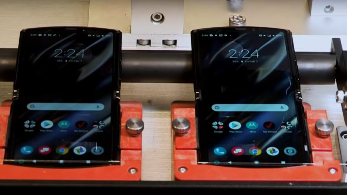 Motorola Razr w kolejnych testach. Tym razem wideo z nich udostępnił producent 1