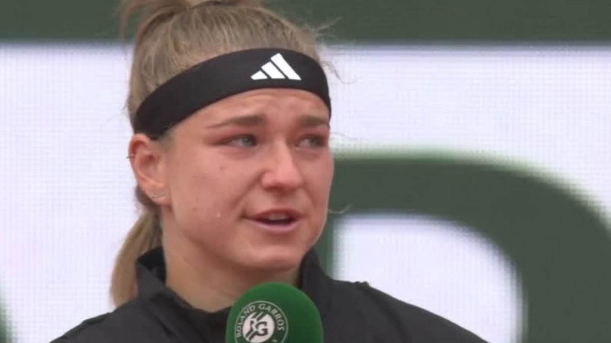 Zdjęcie okładkowe artykułu: Twitter / ESPN / Karolina Muchova po finale Roland Garros 2023