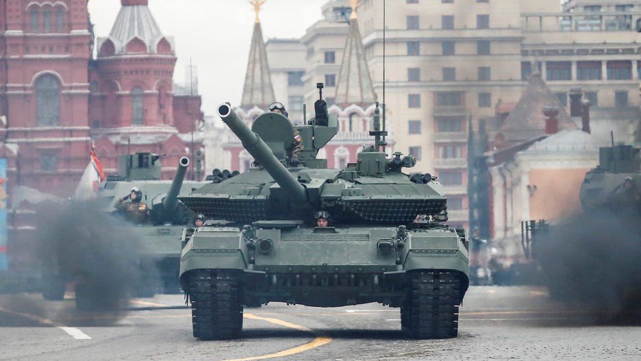 T-90M podczas parady