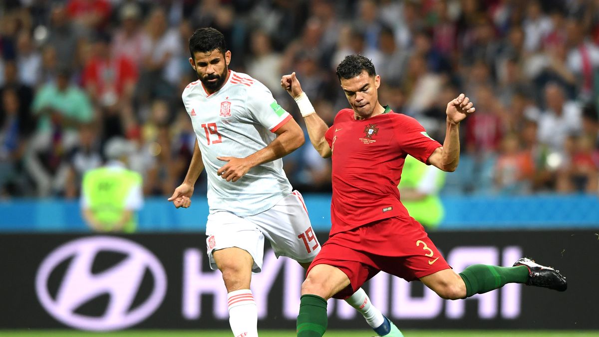 Getty Images / Stu Forster / Diego Costa (po lewej) i Pepe (po prawej)