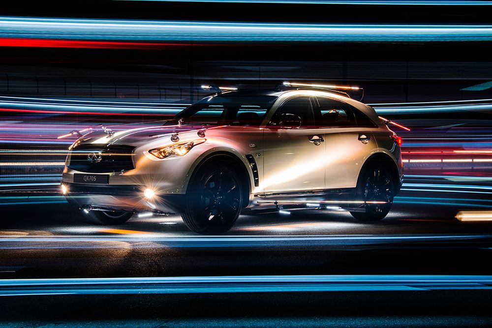 Malowanie światłem z rozmachem i Infiniti 1