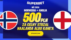 Odbierz 500 zł przy stawce 2 zł za celny strzał Haalanda lub Kane'a