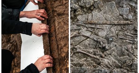 Przytulone rodzeństwo. Nie żyją od 1400 lat